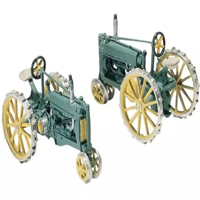 Woodland Scenics D211 HO John Deere Tractors 2″ Vehicle Figure Kit / Vehicle AutoScenes