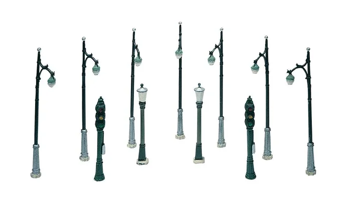 Woodland Scenics D248 HO Street & Traffic Lights Train Scenery
