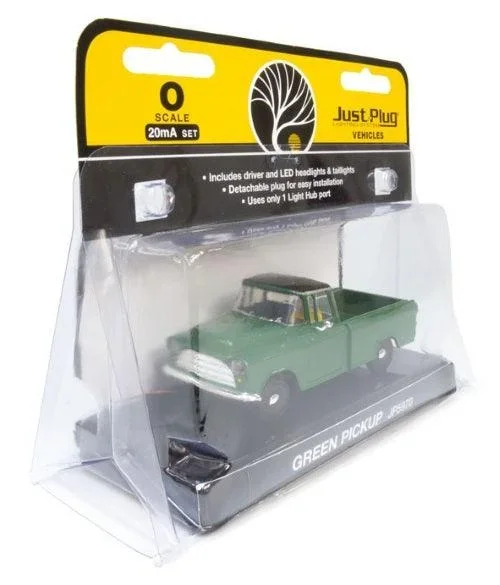 Woodland Scenics JP5970 O Scale Green Pickup Truck