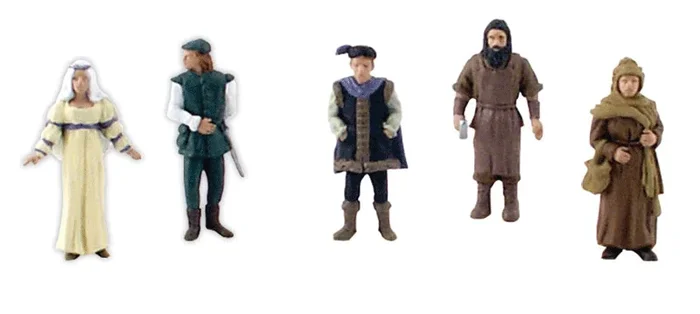 Woodland Scenics SP4442 Scene-A-Rama Scene Setters Castle Dwellers
