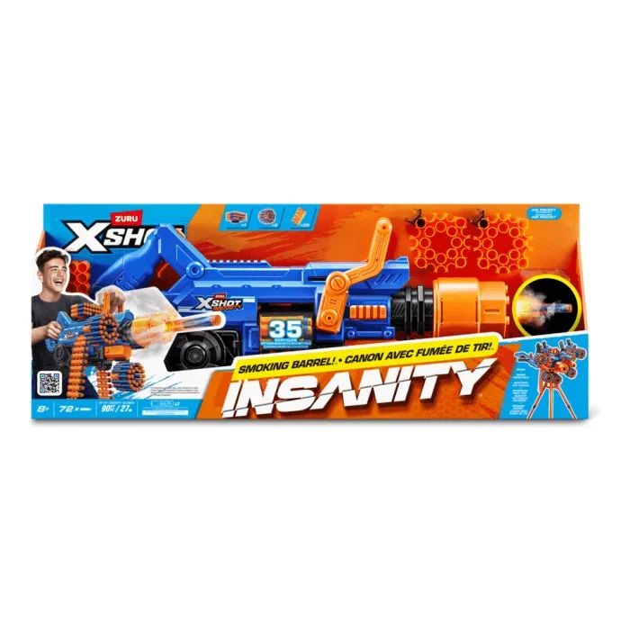 XSHOT – Insanity S1 Smoking Barrel (72 Darts)