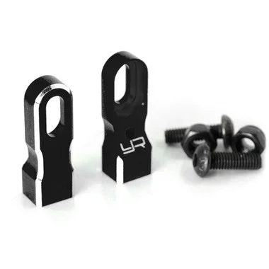 Yeah Racing Aluminum Height Adjustable Servo Mount Black : 1/10 RC