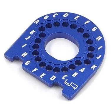 Yeah Racing TEC4-009DB Aluminum Motor Mount Blue : Ford GT 4 Tec 2.0