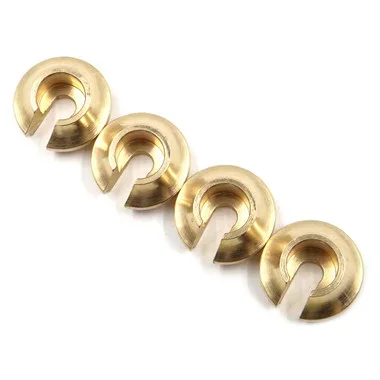 Yeah Racing TRX4-085 Brass Spring Retainer V2 (4Pcs) : Traxxas TRX-6