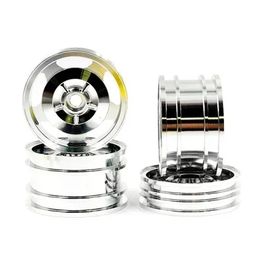Yeah Racing WL-0182SV Aluminum CNC Rim Set (2WD) for Tamiya DT-02 DT-03 Super Astute Sand Rover 2011