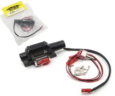 Yeah Racing YA-0388BK 1/10 RC Rock Crawler HD Steel Wired Winch Type C Black