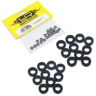 Yeah Racing YA-0394BK Aluminum M3 Flat Washer 1.5mm 20pcs Black