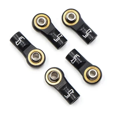 Yeah Racing YA-0572BK Aluminum Reversed Thread M3 Rod Ends (5) Black