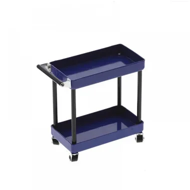 Yeah Racing YA-0627BU 1/10 RC Accessory 2-Tiered Rolling Metal Handy Cart Blue