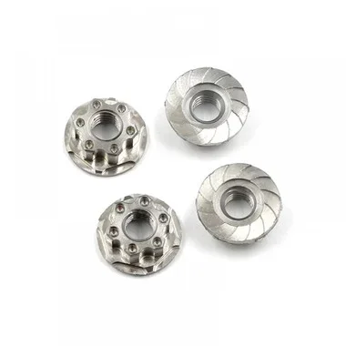 Yeah Racing YA-0713SV 64 Titanium Wheel Lock Nut 4mm 4pcs Type A