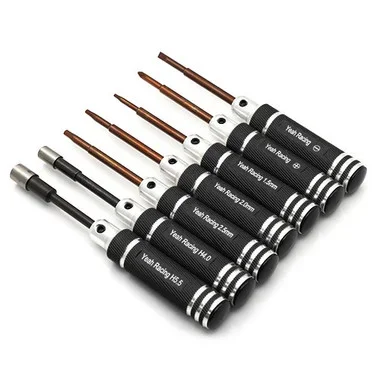 Yeah Racing YT-0136BK Outdoor Repairs Tool Set w/ Tool Bag For RC CAR Black