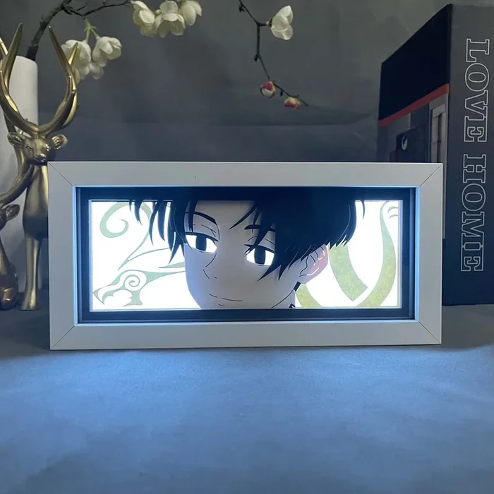 Yuta Okkotsu 3D LED Light Box – Jujutsu Kaisen Decor Room Decor