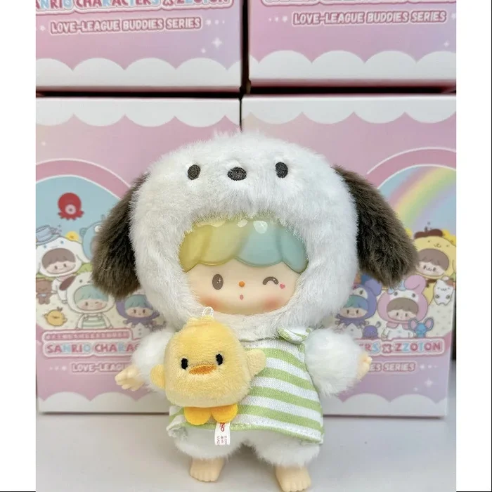 zZoton Sanrio Characters Love League Buddies Series Vinyl Plush Doll Pochacco zZoton