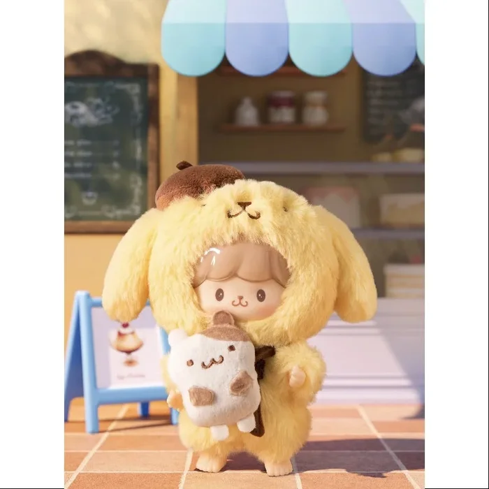 zZoton Sanrio Characters Love League Buddies Series Vinyl Plush Doll Pompompurin zZoton